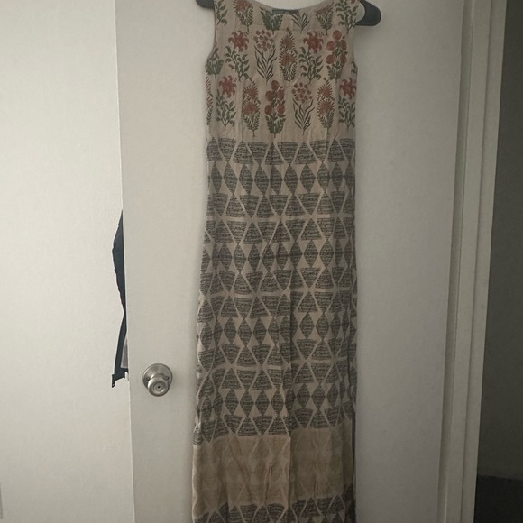 Bombay Paisley Cream Floral Dress XS - Picture 2 of 2